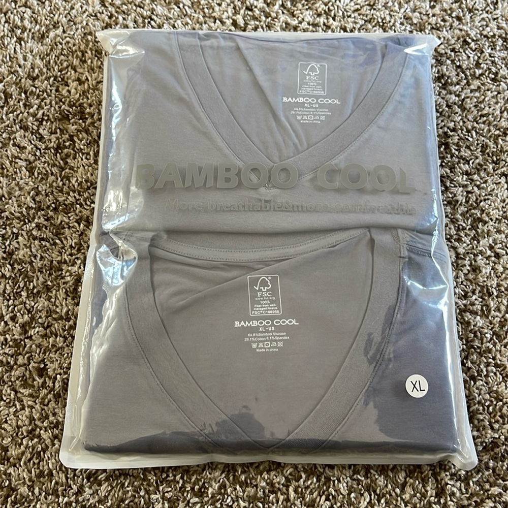 FSC Bamboo Cool V Neck XL